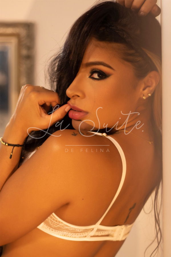Slut Valencia for oral sex, cum in mouth blowjob and deepthroat, in lingerie, Lorena